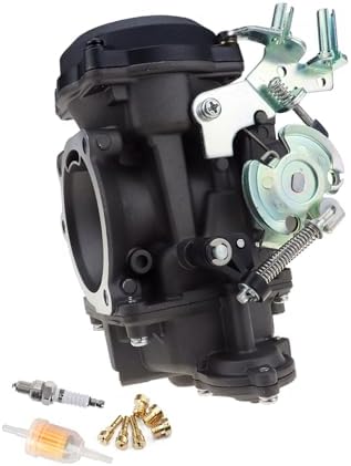 CV40 Carburetor for Harley Davidson Sportster 883 1200 XL883 XLH1200, Softail 1988-2017, Dyna FXR FXD Touring 1988-2016, Sportster 1998-Up CV 40MM Carb (Grey) 27421-99A